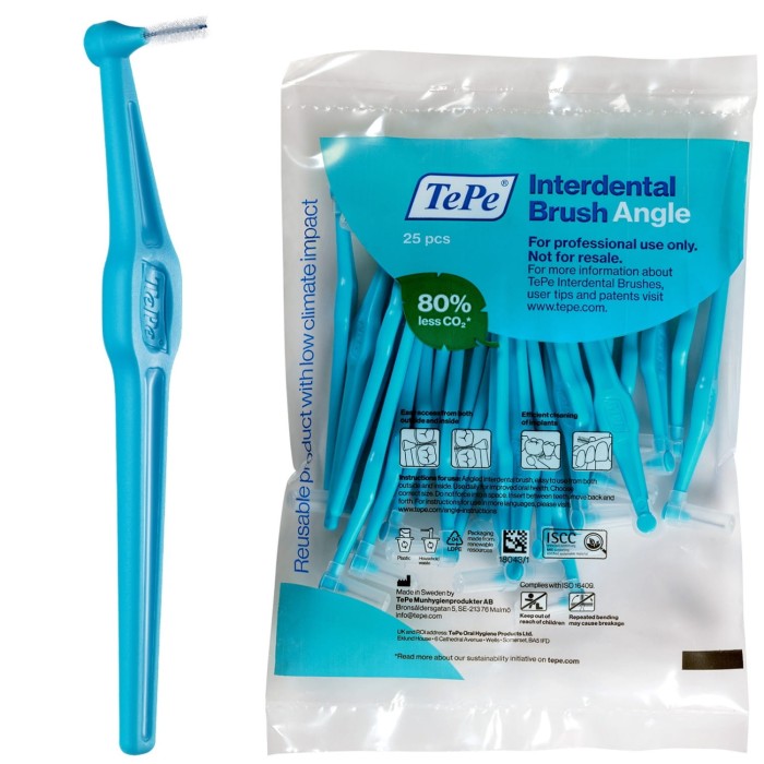 TePe Angle szczoteczki międzyzębowe - niebieskie 0,6mm 25 szt.