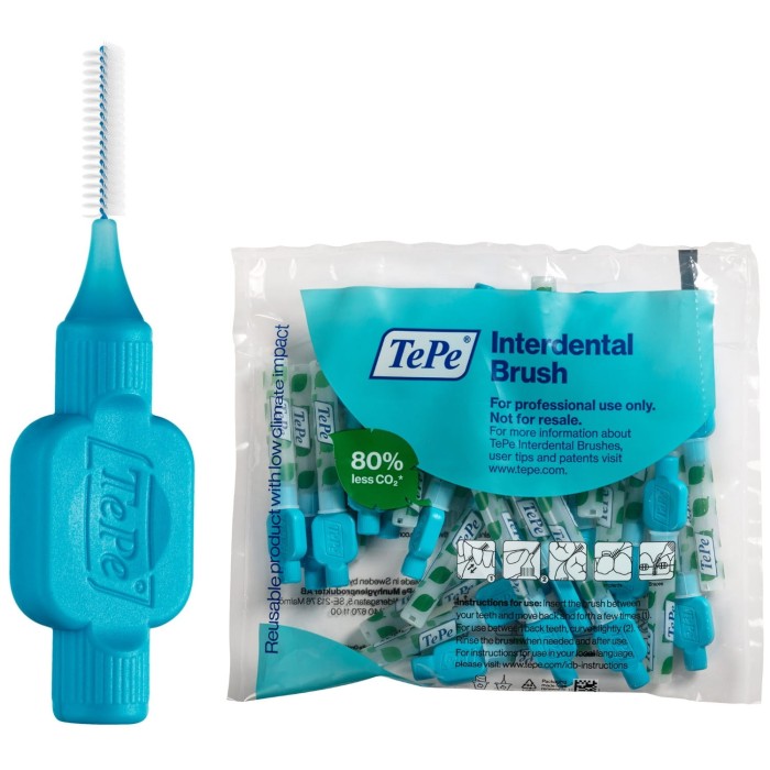 TePe szczoteczki międzyzębowe - niebieskie 0,6mm 25 szt.