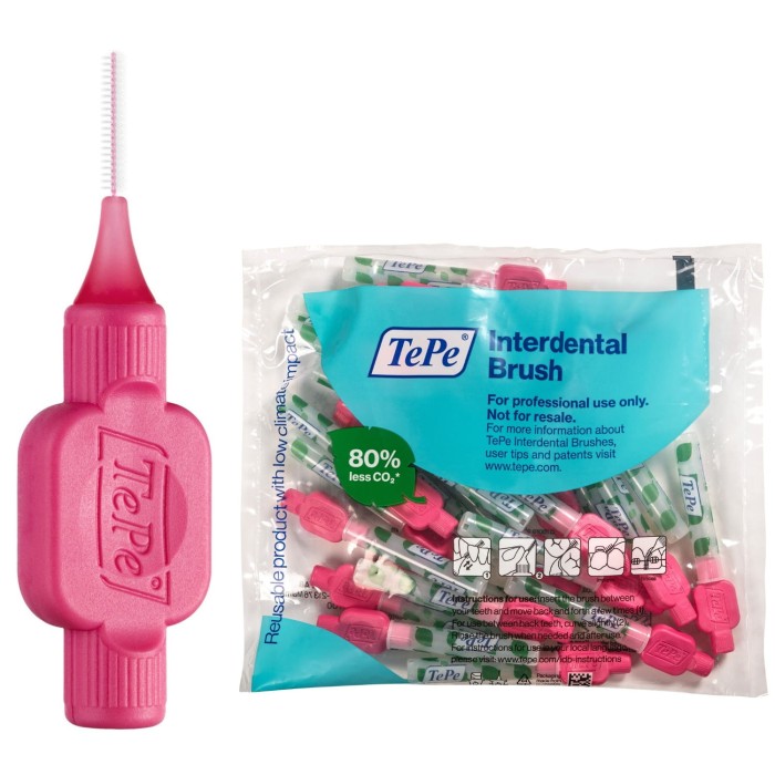 TePe szczoteczki międzyzębowe - różowe 0,4mm 25 szt.