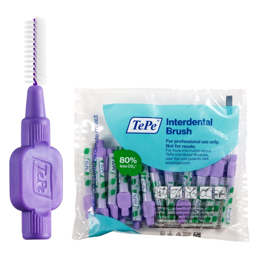 TePe - szczoteczki międzyzębowe fioletowe 1,1mm 25 szt.