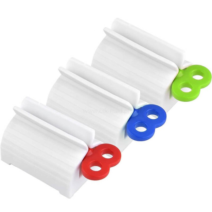 Wyciskacz, dozownik do pasty do zębów kluczyk