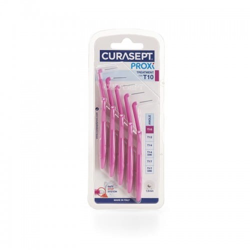 CURASEPT PROXI ANGLE FUKSJA T10 - szczoteczki międzyzębowe 5 szt.
