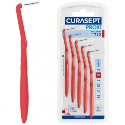 CURASEPT PROXI ANGLE CZERWONE T12 - szczoteczki międzyzębowe 5 szt.