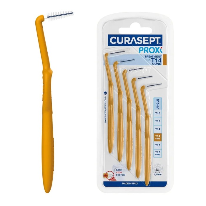 CURASEPT PROXI ANGLE ZŁOTE T14 - szczoteczki międzyzębowe 5 szt.