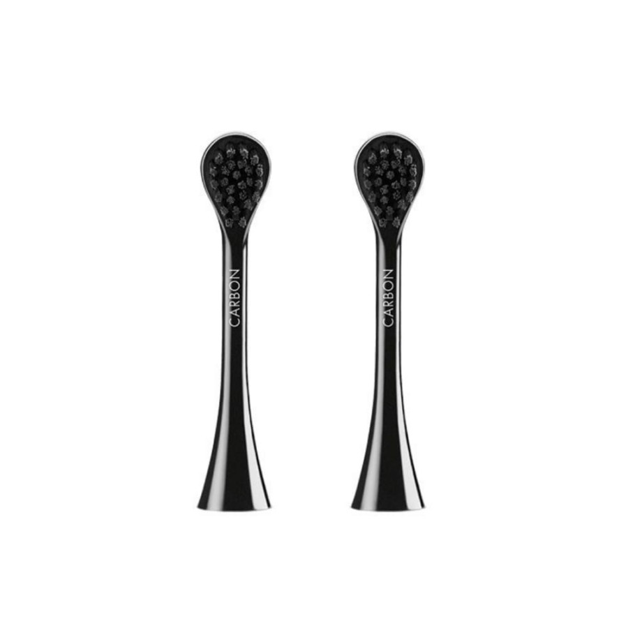 CURAPROX CARBON - końcówki wymienne do szczoteczki sonicznej Curaprox Black Ish White z aktywnym węglem 2 szt.