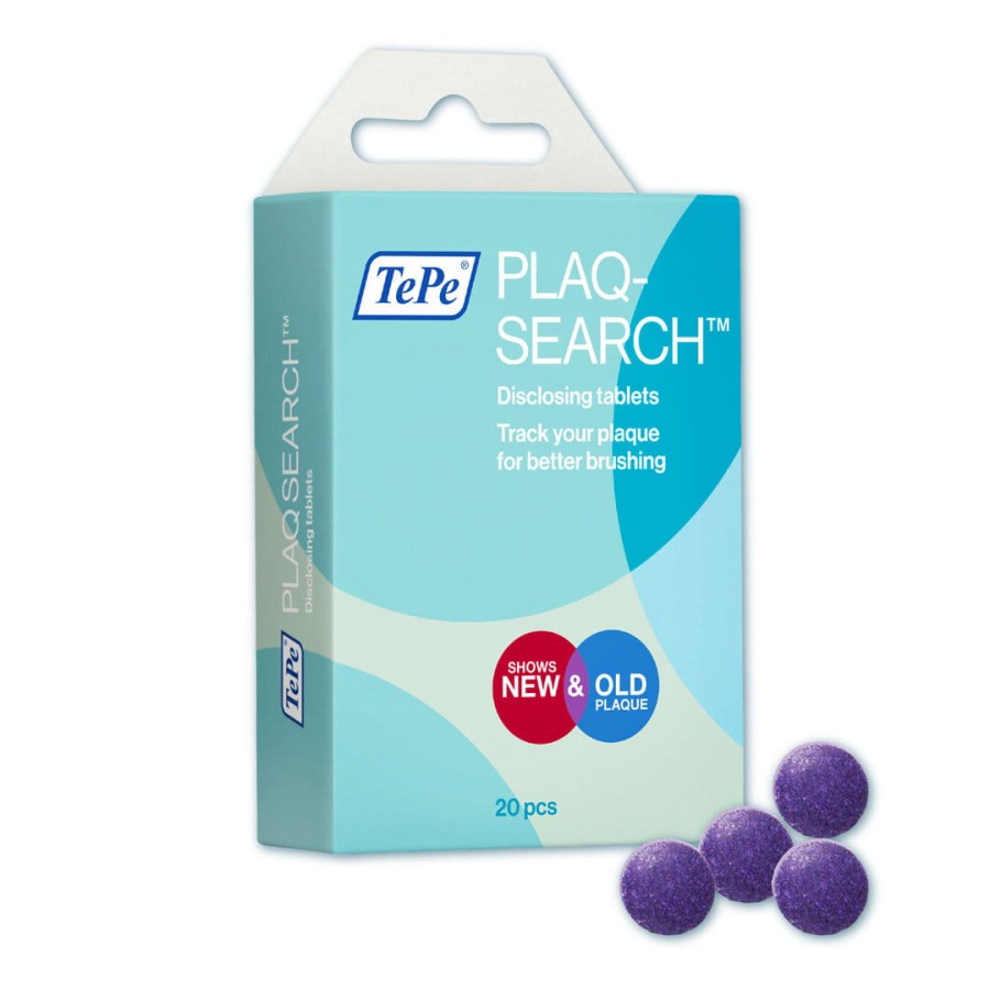 TePe PLAQ-SEARCH - tabletki wybarwiające płytkę nazębną 10 szt.