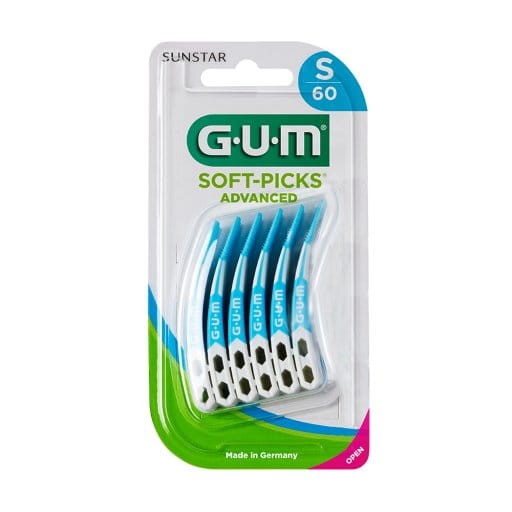 GUM Soft Picks Advanced Small - elastyczne wykałaczki 60 szt.