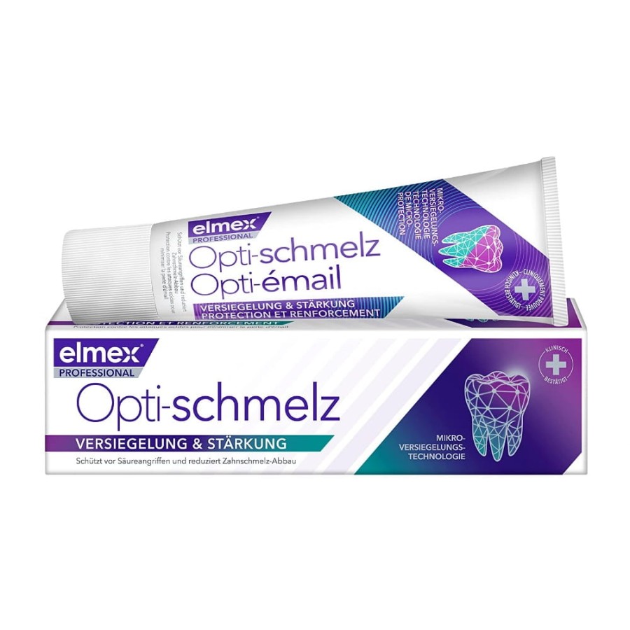 ELMEX OPTI-NAMEL PROFESJONALNA OCHRONA SZKLIWA - pasta do zębów skutecznie chroniąca przed utratą szkliwa 75ml
