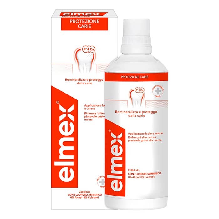 ELMEX PRZECIW PRÓCHNICY - płyn do płukania jamy ustnej z aminofluorkiem 400ml