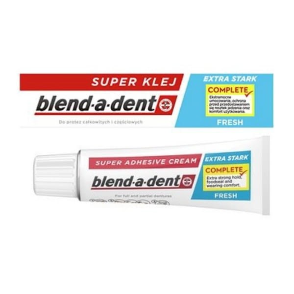 BLEND-A-DENT EXTRA STARK FRESH - klej do protez zapewniający uczucie świeżości 47g