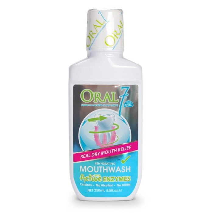 ORAL7 MOISTURISING - płyn do płukania jamy ustnej na kserostomię 250ml