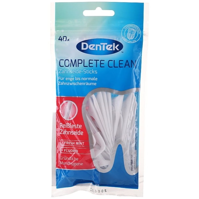 DENTEK COMPLETE CLEAN - wykałaczki z nicią dentystyczną 40szt.
