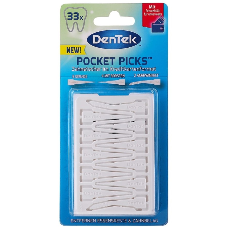 DENTEK POCKET PICKS - wykałaczki kieszonkowe 33 szt.
