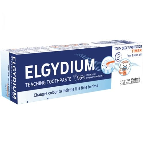 ELGYDIUM TIMER - przeciwpróchnicowa edukacyjna pasta do zębów dla dzieci 3+ lat 50ml