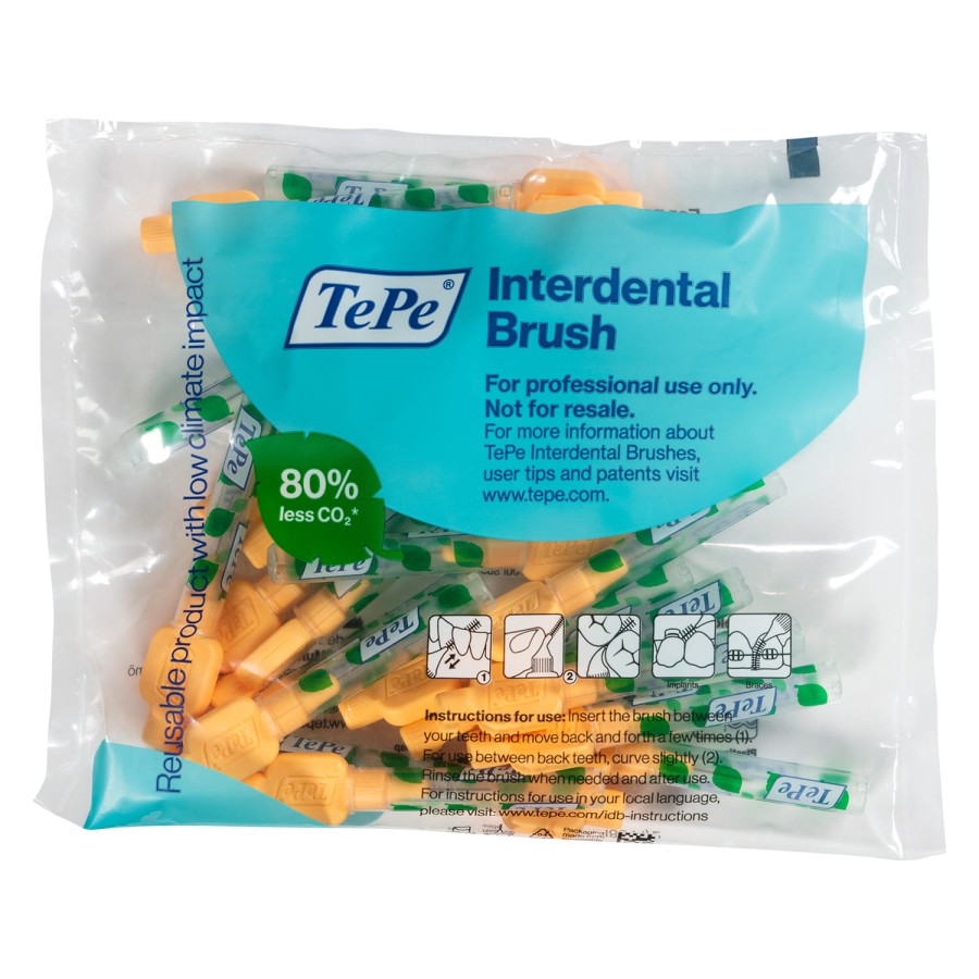 TePe Extra Soft szczoteczki międzyzębowe - pomarańczowe 25 szt.