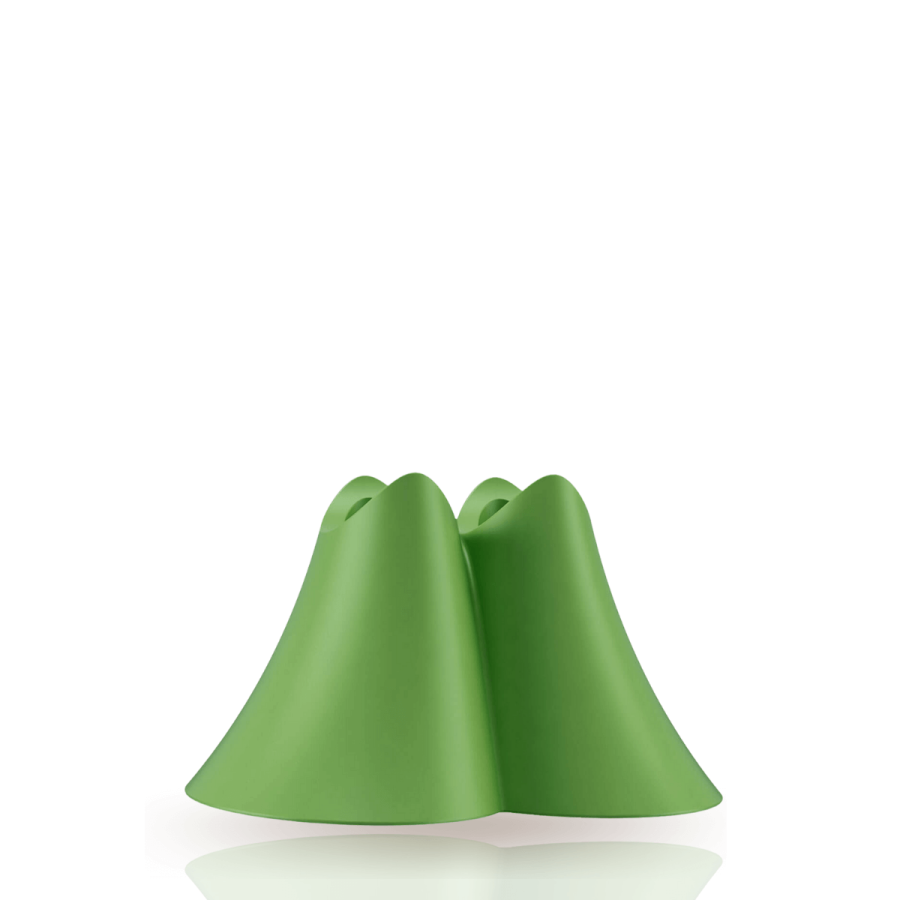 Stojak na szczoteczkę PROMIS, podwójny zielony