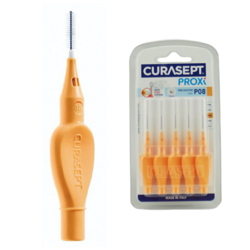 CURASEPT PROXI POMARAŃCZOWE P08 - szczoteczki międzyzębowe