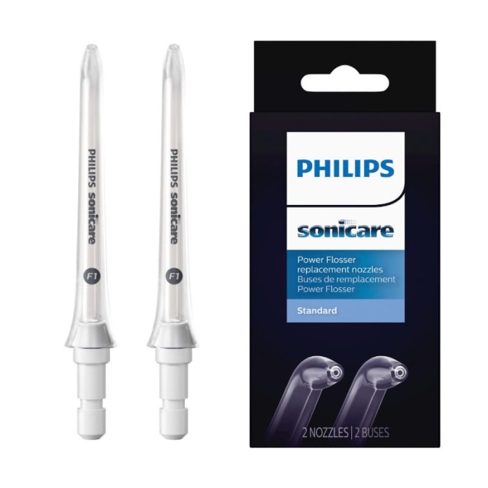 PHILIPS SONICARE F1 STANDARD HX3042/00 - końcówki do irygatora 2szt.