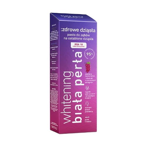 BIAŁA PERŁA ZDROWE DZIĄSŁA - pasta do zębów na osłabione dziąsła 75ml
