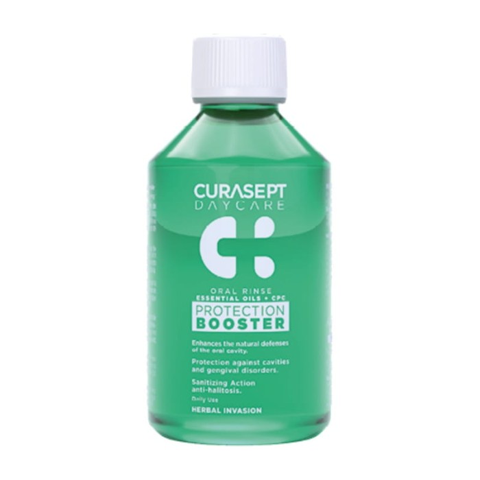 CURASEPT DAYCARE HERBAL INVASION - płyn do płukania jamy ustnej z CPC o smaku ziołowym 500ml