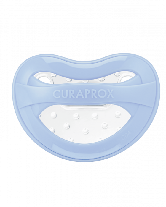 CURAPROX BABY ROZMIAR 0 - smoczek dla dzieci o wadze 3-7 kg niebieski
