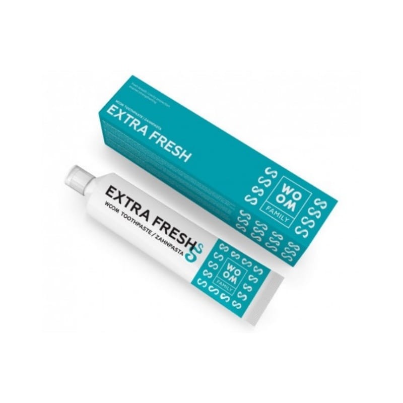WOOM FAMILY EXTRA FRESH - odświeżająca żelowa pasta do zębów 75ml