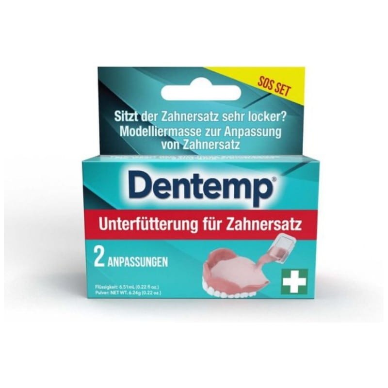 DENTEMP RELINER - zestaw ratunkowy do podścielenia protezy 2 szt.