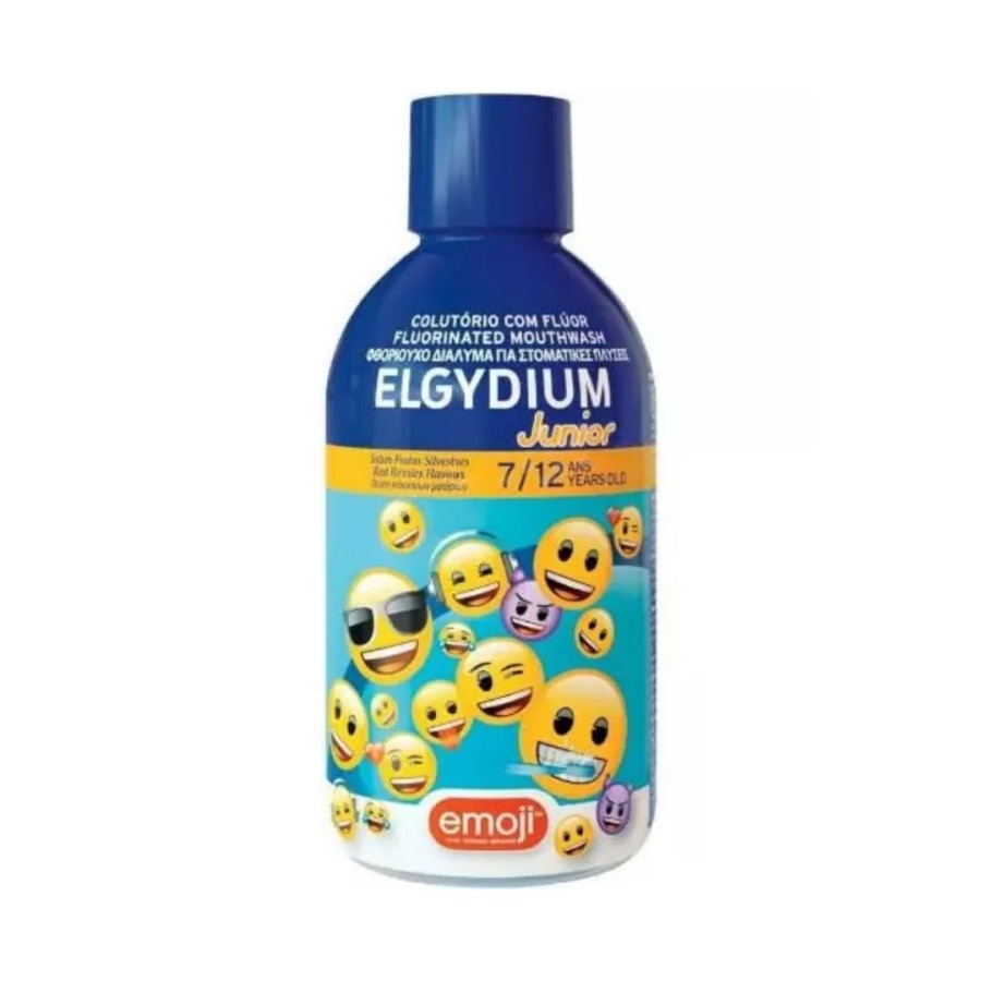 ELGYDIUM JUNIOR - płyn do płukania jamy ustnej o smaku czerwonych jagód 500ml