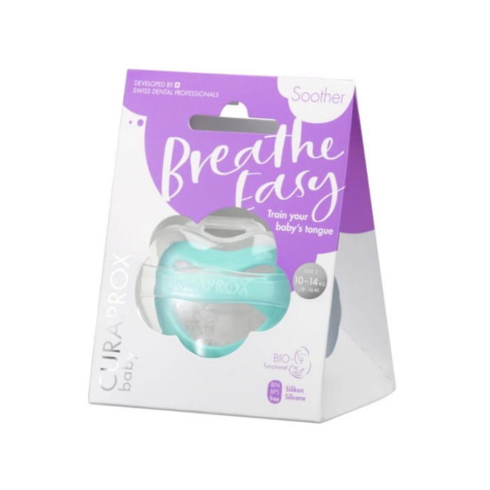 CURAPROX BABY ROZMIAR 2 - smoczek dla dzieci o wadze 10-14 kg turkusowy