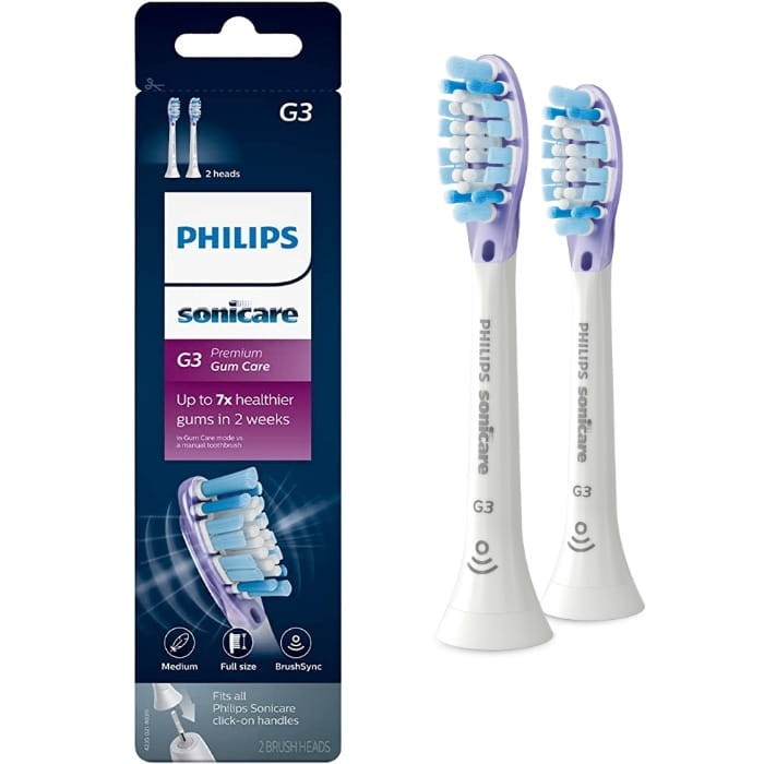 PHILIPS SONICARE G3 PREMIUM GUM CARE HX9052/17 -  końcówki do szczoteczki sonicznej 2 szt.