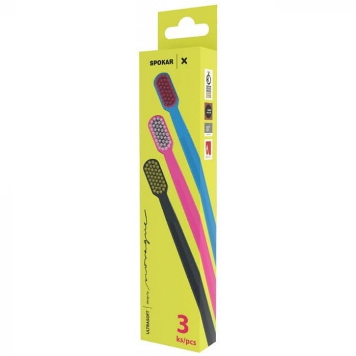 SPOKAR X ULTRA SOFT 3PACK - ultra miękka szczoteczka do zębów 3 szt.