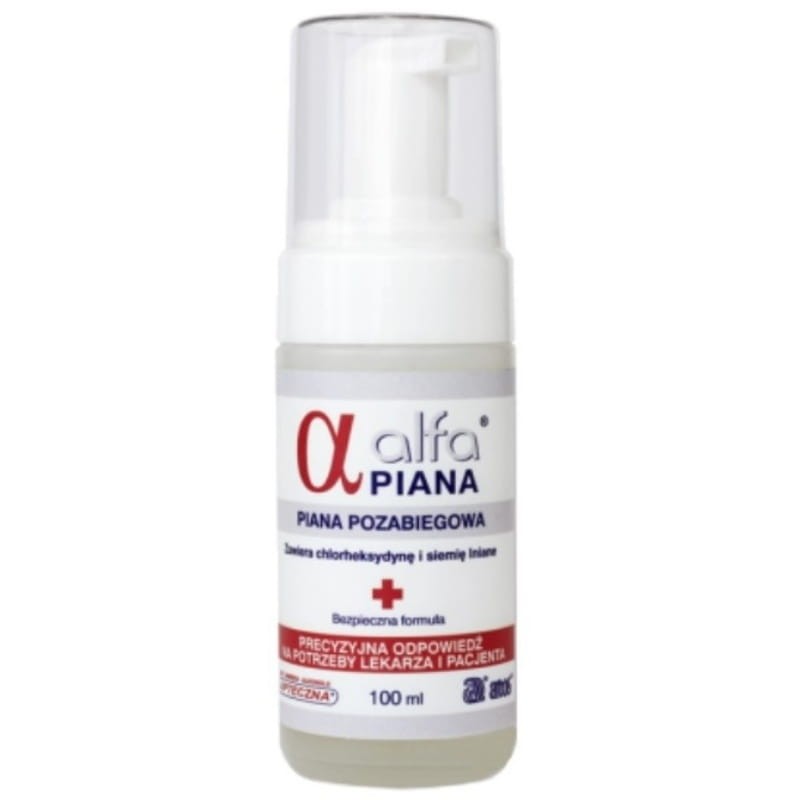 ALFA PIANA - pozabiegowa piana wspomagająca gojenie ran po zabiegach w jamie ustnej 100ml