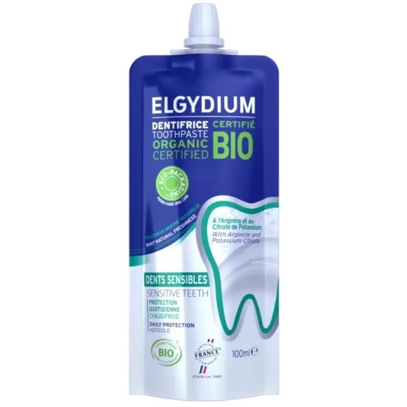 ELGYDIUM BIO SENSITIVE - organiczna pasta do wrażliwych zębów 100ml