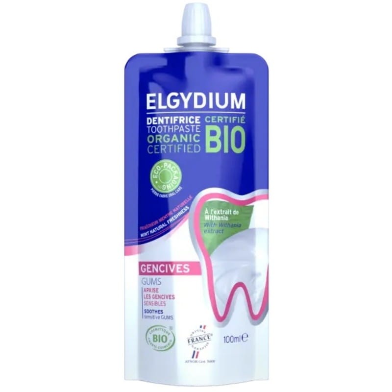 ELGYDIUM BIO GUMS - organiczna pasta do zębów na podrażnione dziąsła 100ml
