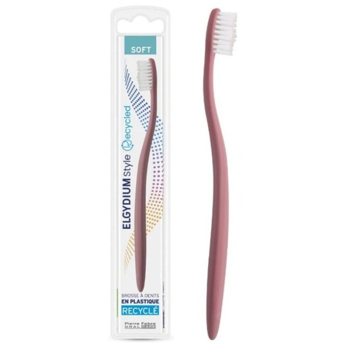 ELGYDIUM STYLE RECYCLE SOFT - ekologiczna miękka szczoteczka do zębów 1 szt.