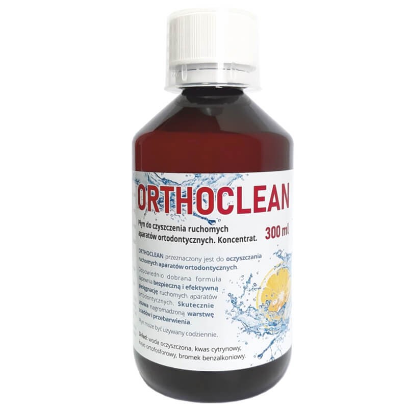 ORTHOCLEAN - koncentrat do czyszczenia ruchomych aparatów ortodontycznych 300ml