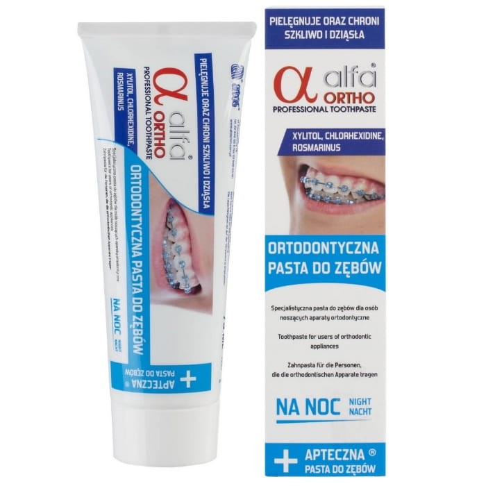 ALFA ORTHO NA NOC - ortodontyczna pasta do zębów 75ml