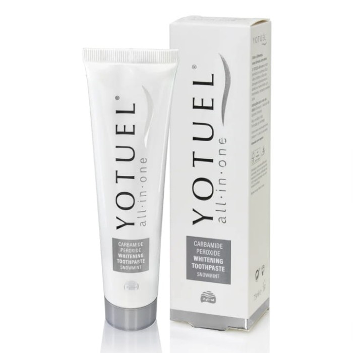 YOTUEL ALL IN ONE SNOWMINT - wybielająca pasta do zębów 75ml