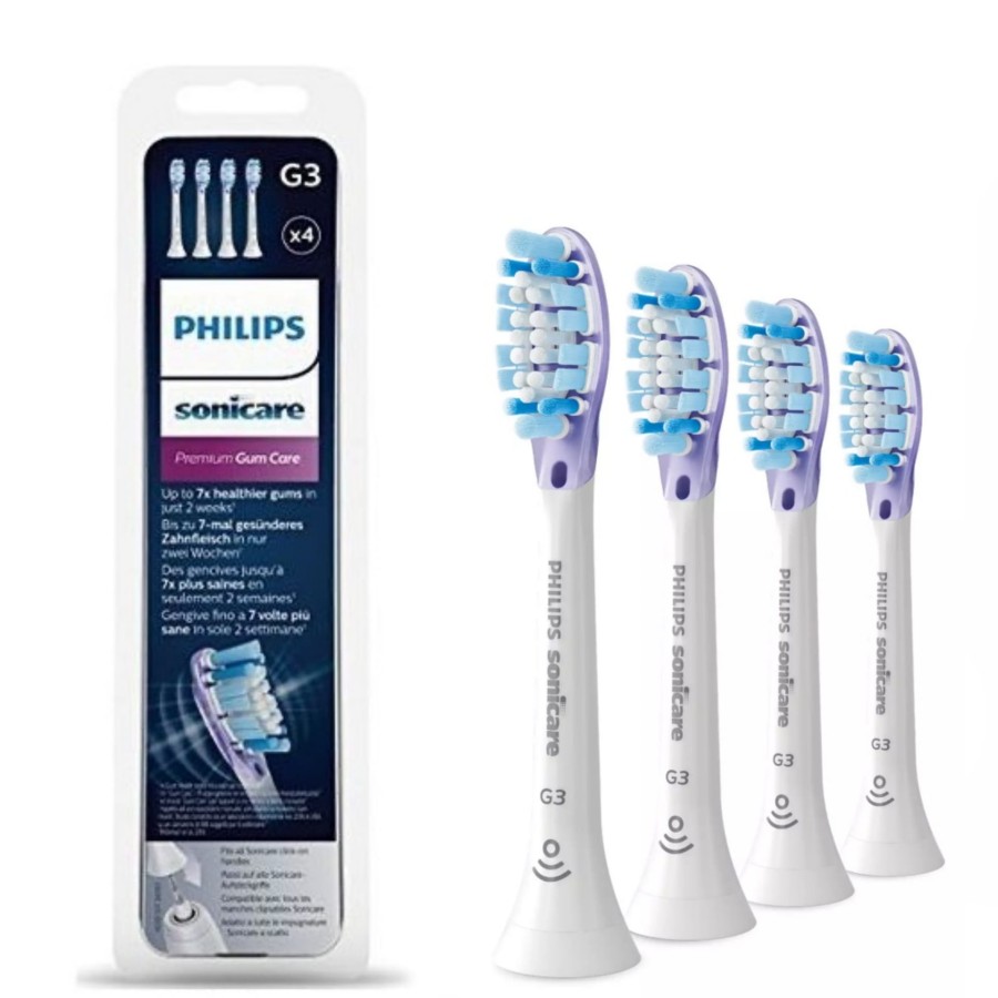 PHILIPS SONICARE G3 PREMIUM GUM CARE HX9054/17 - końcówki do szczoteczki sonicznej 4 szt.