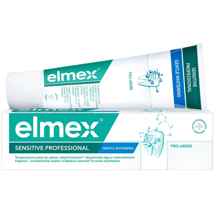 ELMEX SENSITIVE PROFESSIONAL GENTLE WHITENING - wybielająca pasta do wrażliwych zębów 75ml