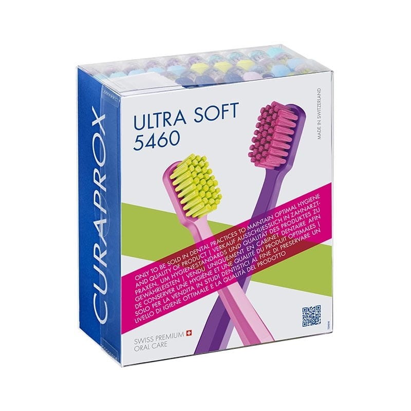 CURAPROX ULTRASOFT CS5460 BOX - zestaw gabinetowy bardzo miękkich szczoteczek do zębów 36szt.