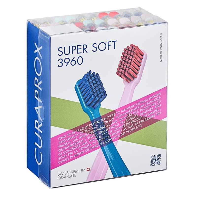 CURAPROX SUPERSOFT CS3960 BOX - zestaw gabinetowy miękkich szczoteczek do zębów 36szt.
