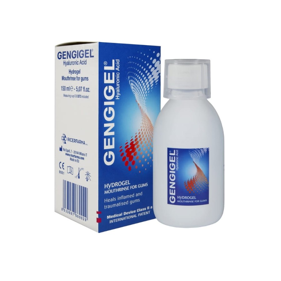 GENGIGEL - płyn na zapalenie dziąseł z kwasem hialuronowym 0,25% 150ml