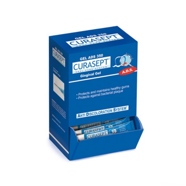 CURASEPT ADS 350 - zestaw gabinetowy żeli do dziąseł z chlorheksydyną 0,5% 50 tubek 5ml