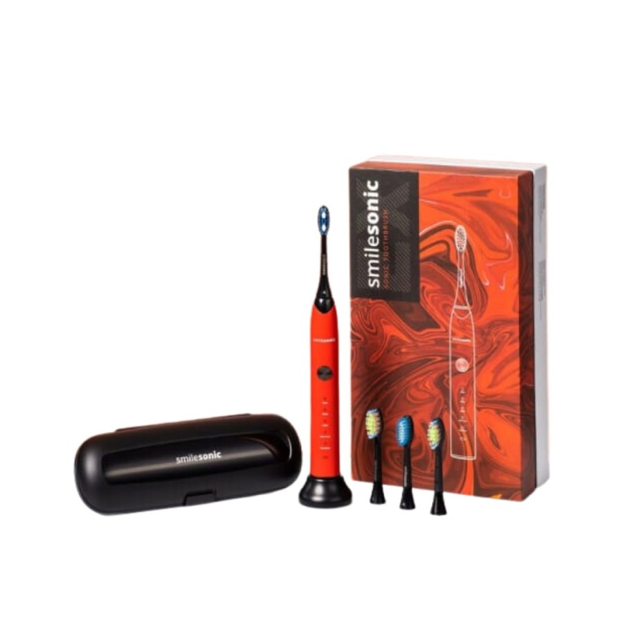 SMILESONIC EX - szczoteczka soniczna czerwona