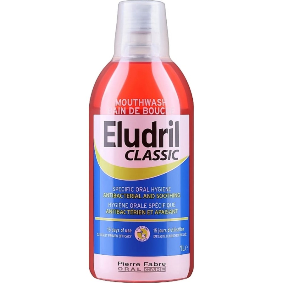 ELUDRIL CLASSIC - płyn do płukania jamy ustnej z chlorheksydyną 1l