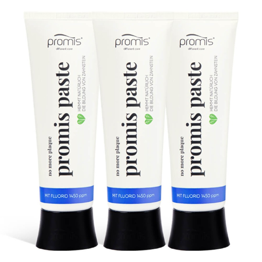3x PROMIS pasta do zębów z fluorem na płytkę nazębną 75ml