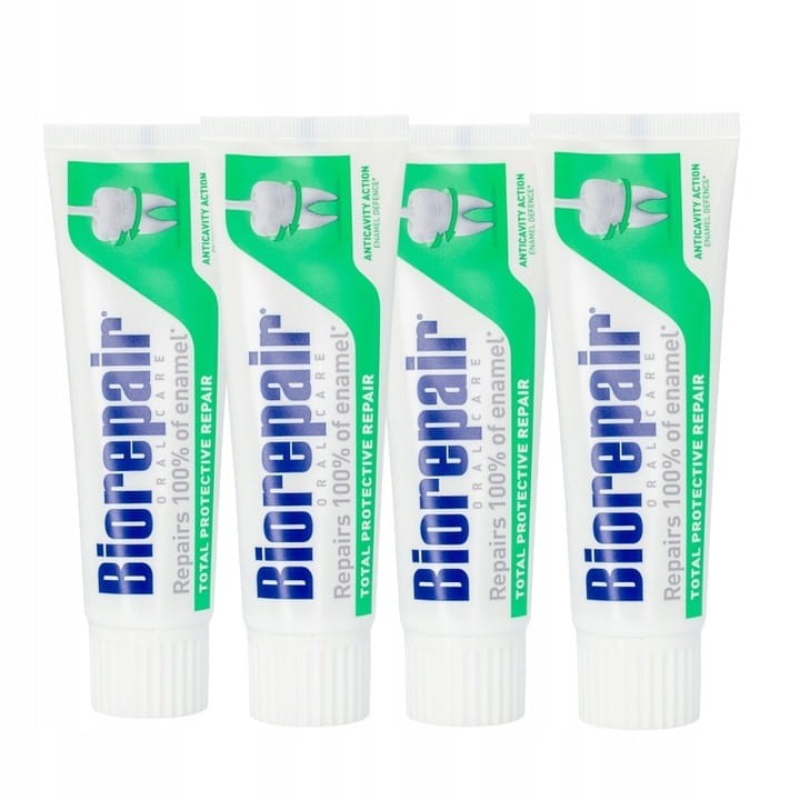 4x BIOREPAIR PEŁNA OCHRONA - pasta do zębów 75ml