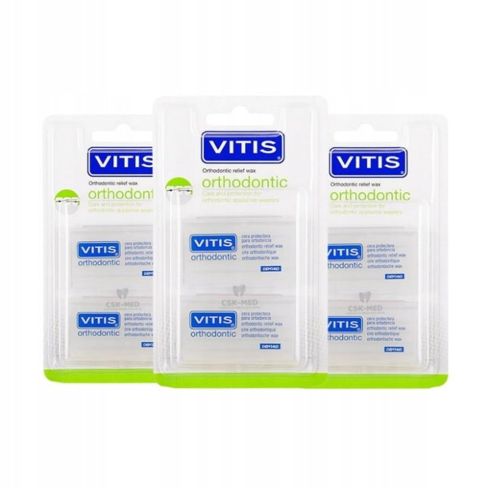 3x VITIS ORTHODONTIC - wosk ortodontyczny 2 szt.