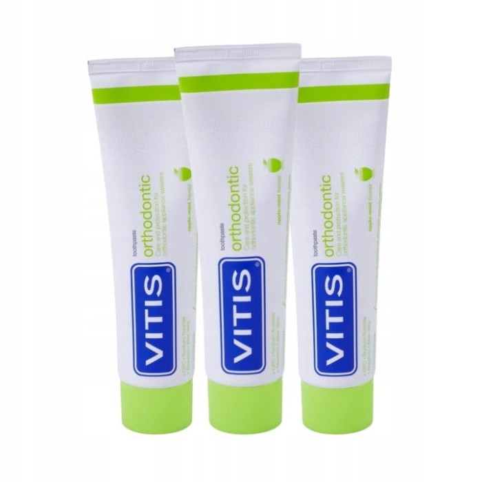 3x VITIS ORTHODONTIC - pasta do zębów, ortodontyczna 100ml